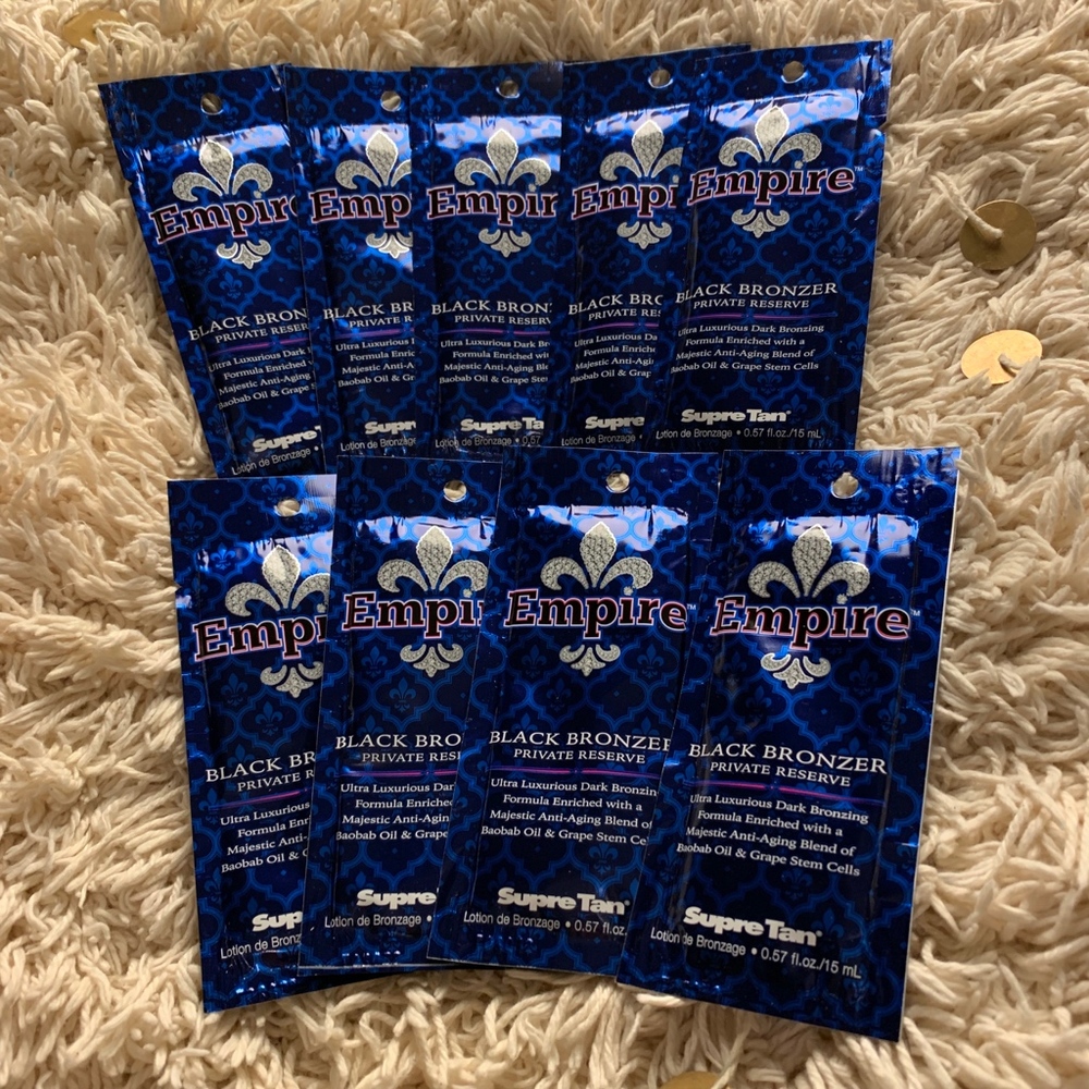 Empire Black Bronzer Tanning Lotion $2 each